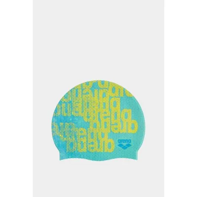 Шапочка для плавання Arena PRINT JR блакитний, жовтий Діт OFSM 94171-242 - Robinzon.ua