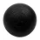 Массажный мячик EasyFit каучук 6.5 см черный - Robinzon.ua
