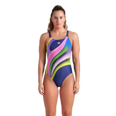 Купальник закритий для жінок Arena WATER FLUIDS SWIMSUIT SWIM PRO різнокольоровий Жін 36 008837-570 36 - Robinzon.ua