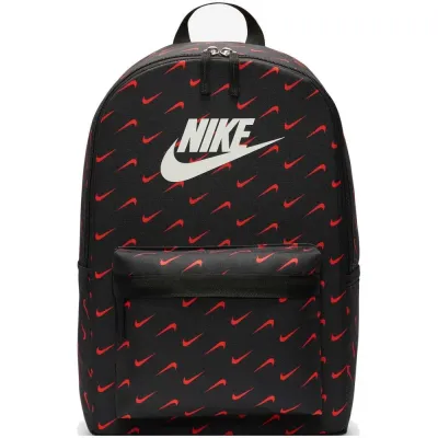 Рюкзак Nike NK HERITAGE BKPK - SWOOSH DROP 25L Черный, Красный 43 х 30.5 х 15 см (HF6995-010) - Robinzon.ua