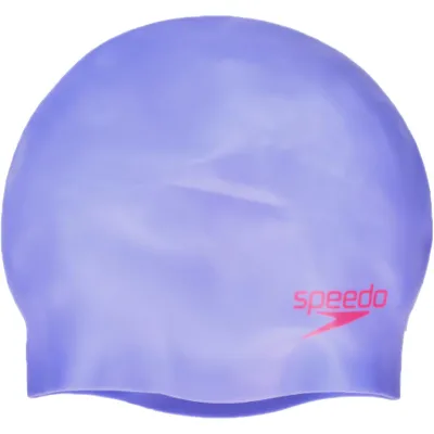Шапочка для плавания Speedo Moulded Silc Cap Ju Onesize детская Purple/Red (8-70990D438) (5053744445304) - Robinzon.ua