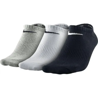 Шкарпетки Nike Lightweight No-Show 3-pack 34-38 black/gray/white SX4705-901 - Robinzon.ua