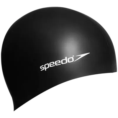 Детская шапочка для плаванния Speedo FLAT SILCONE CAP TEAM JU Черный One Size (8-709931959-1) - Robinzon.ua