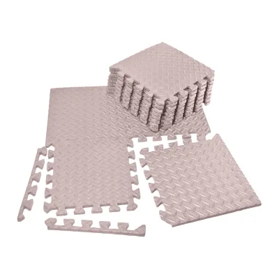 Татамі мат EasyFit 8 шт (30х30х1 см) хвіст ластівки бежевий - Robinzon.ua