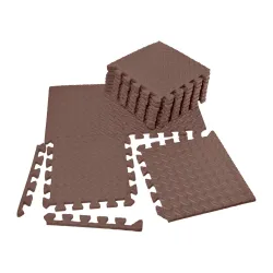 Татамі мат EasyFit 8 шт (30х30х1 см) хвіст ластівки коричневий Татамі мат EasyFit 8 шт (30х30х1 см) хвіст ластівки коричневий - Robinzon.ua