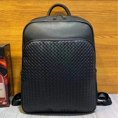 Рюкзак мужской кожаный. Черный городской рюкзак для ноутбука и документов Tiding Bag 22727 - Robinzon.ua