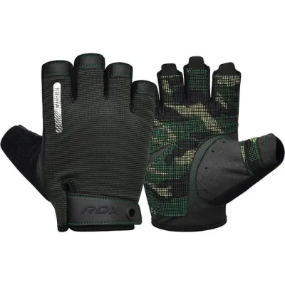 Перчатки для фитнеса RDX T2 Half Army Green S - Robinzon.ua