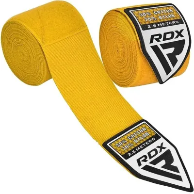 Бинти для боксу RDX Hand Wraps Yellow (2.5м.) - Robinzon.ua