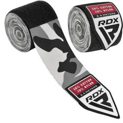 Бинти для боксу RDX Hand Wraps CAMO Grey (2.5м.) Бинти для боксу RDX Hand Wraps CAMO Grey (2.5м.) - Robinzon.ua