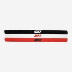 Пов'язка на голову Nike Headbands 2.0 3PK чорний, білий, червоний Уні One Size N.100.4529.083.OS - Robinzon.ua