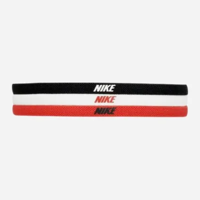 Пов'язка на голову Nike Headbands 2.0 3PK чорний, білий, червоний Уні One Size N.100.4529.083.OS - Robinzon.ua