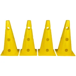Конуси-фішки спортивні EasyFit 31 см (набір з 4 штук) жовті Конуси-фішки спортивні EasyFit 31 см (набір з 4 штук) жовті - Robinzon.ua