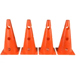 Конуси-фішки спортивні EasyFit 31 см (набір з 4 штук) помаранчеві - Robinzon.ua