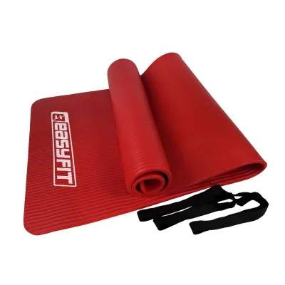 Коврик для фитнеса и йоги EasyFit NBR 10 мм Красный - Robinzon.ua