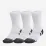 Шкарпетки UA Performance Tech 3pk Crew Білий M (1379512-100 M) - Robinzon.ua