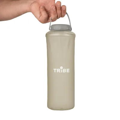 Пляшка Tribe Soft Bottle 1,5 л TPU м'яка  T-FE-0024-grey - Robinzon.ua