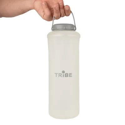 Пляшка Tribe Soft Bottle 1,5 л TPU м'яка  T-FE-0024-crystal-white - Robinzon.ua
