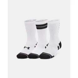 Шкарпетки UA Perf Tech Nov 3pk Crew Білий XL (1379515-101 XL) - Robinzon.ua