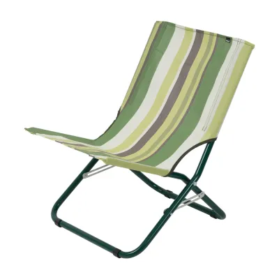 Шезлонг "Міні" d22 мм (Текстилен, Зелена смуга) - Robinzon.ua