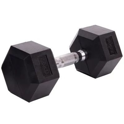 Гантель 7.5 кг цельная шестигранная SP-Planeta-80075-7_5 - Robinzon.ua