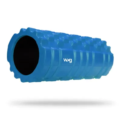 Масажний роллер для йоги K1 33*14 синій - Robinzon.ua