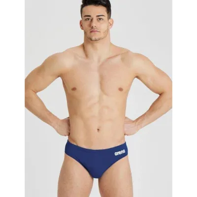 Плавки Arena Men's Team Swim Briefs Solid Navy-White Синий 95 (004773-750) - Robinzon.ua