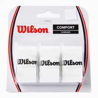 Обмотка на ракетку для большого тенниса Wilson pro overgrip white 3pack WRZ4014w - Robinzon.ua