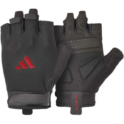 Рукавички для тренінгу Adidas Essential Training Gloves чорний, червоний Уні S ADGB-15001RD  S - Robinzon.ua