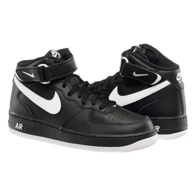 Мужские Кроссовки Nike Air Force 1 Mid '07 Черный 42 (7dDV0806-001 42) - Robinzon.ua