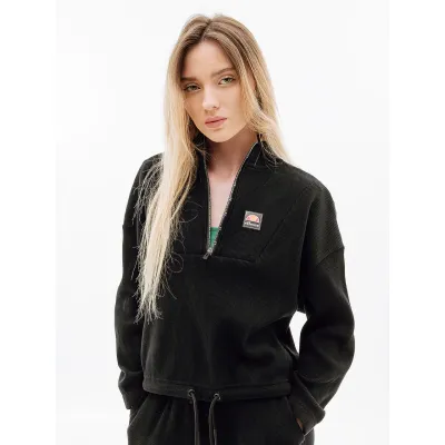Жіноча Спортивна кофта Ellesse Oprello Crop Track Top Чорний XL (7dSRR17807-011 XL) - Robinzon.ua