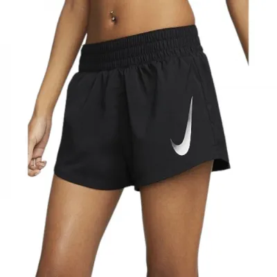 Жіночі Шорти тренувальні Nike SWOOSH SHORT VENEER VERS Чорний XS (7dDX1031-010 XS) - Robinzon.ua