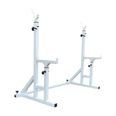 Стійки під штангу 50 на 50 мм зі страхувальними упорами Білий - Robinzon.ua