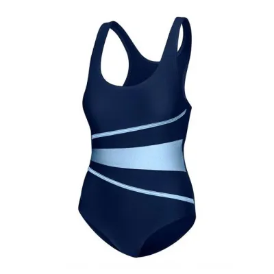 Купальник суцільний жіночий Aqua Speed Stella Lady Чорний Блакитний (S) 36 (299-41) - Robinzon.ua