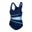 Купальник слитный женский Aqua Speed Stella Lady Черный Голубой (L) 40 (299-41) - Robinzon.ua