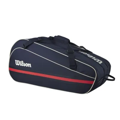 Чехол Wilson 6PK TEAM RACKET BAG 2025 Темно-синий 76,2 x 24,13 x 33,02 см (WR8039901001) - Robinzon.ua