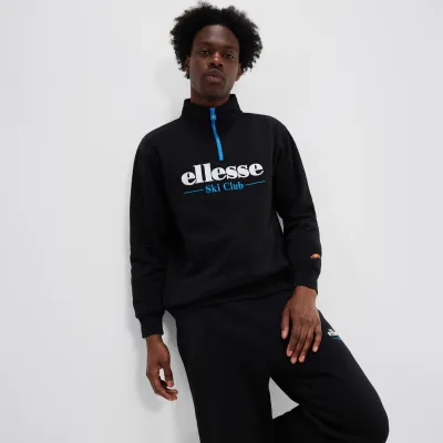 Чоловіча Спортивна кофта Ellesse Baleor 1/4 Zip Top Чорний XL (7dSHX20966-011 XL) - Robinzon.ua