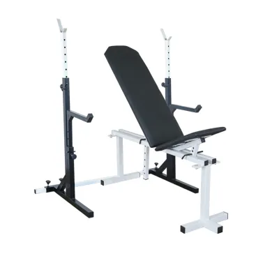 Скамья регулируемая для жима 30 на 30 мм + Стойки со страховкой 40 на 40 мм - Robinzon.ua