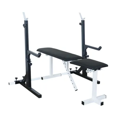 Лавка регульована для жиму 40 на 40 мм + Стійки зі страховкою 40 на 40 мм - Robinzon.ua