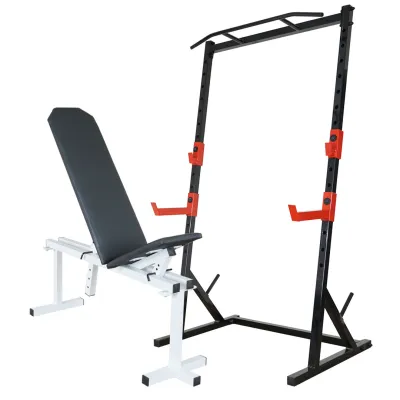 Лавка регульована 40 на 40 мм + Стійки з турником 50 на 50 мм - Robinzon.ua