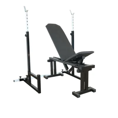 Скамья для жима регулируемая 40 на 40 мм + Стойки с упорами 40 на 40 мм - Robinzon.ua