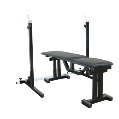 Скамья для жима регулируемая 40 на 40 мм + Стойки под штангу 50 на 50 мм - Robinzon.ua