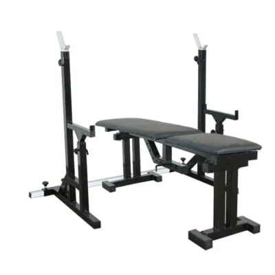 Скамья для жима регулируемая 40 на 40 мм + Стойки со страховочными упорами 50 на 50 мм - Robinzon.ua