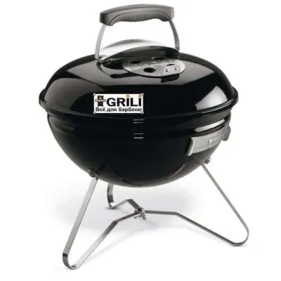 Угольный гриль Smokey Joe 37 см черный Weber 1121004. - Robinzon.ua