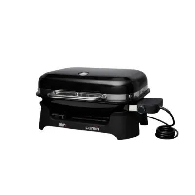 Електричний гриль Weber Lumin Compact чорний 91010979 - Robinzon.ua
