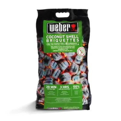 Брикети кокосові 4 кг Weber 18401 - Robinzon.ua