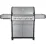 Газовий гриль SANTOS S-418, з бічним і заднім пальниками, нержавіюча сталь 900303 - Robinzon.ua