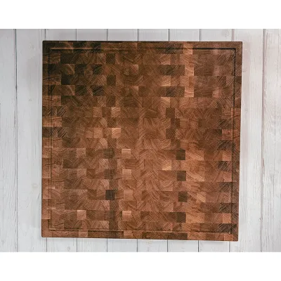 Доска профессиональная двусторонняя дуб 50*50*5см GRILLI 77009807. - Robinzon.ua