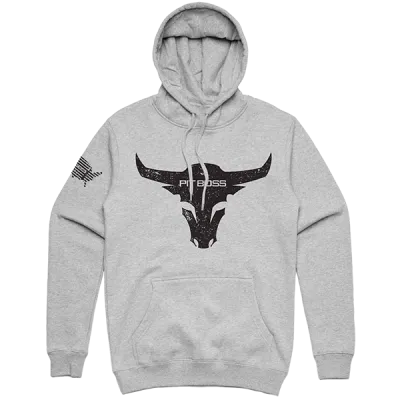 Худи Pit Boss Bull, Серый Хэтер - мужское MD 40556. - Robinzon.ua