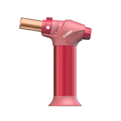 Газовая горелка O-GRILL Premium GT 520 малиновая, с 2-мя керамическими формами 888219. - Robinzon.ua
