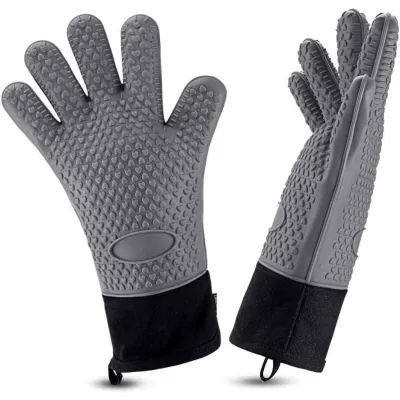 Термостойкая силиконовая перчатка для гриля GRILLI 777128. - Robinzon.ua